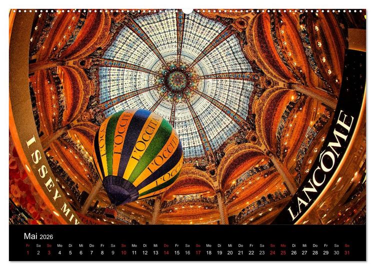 Produktbild: Paris - Impressionen einer Weltstadt (hochwertiger Premium Wandkalender 2026 DIN A2 quer), Kunstdruck in Hochglanz