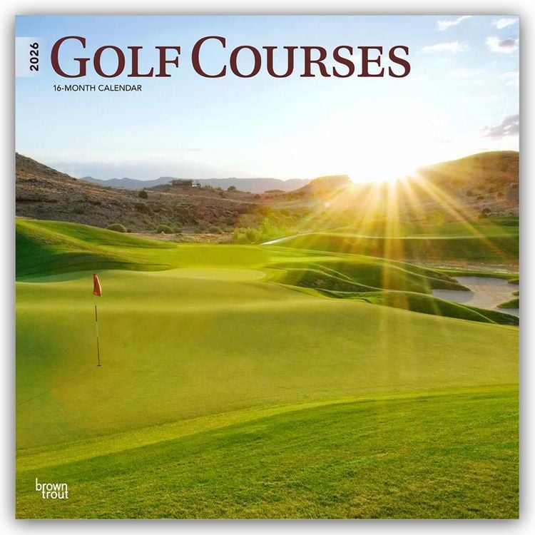 Produktbild: Golf Courses – Golfplätze 2026 – 16-Monatskalender