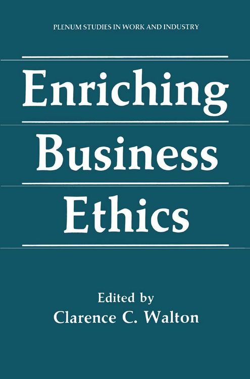 Produktbild: Enriching Business Ethics