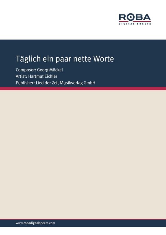 Produktbild: T&auml;glich ein paar nette Worte