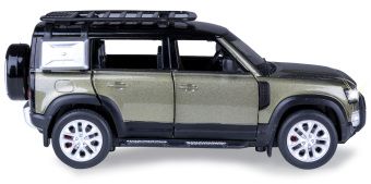 Produktbild: Land Rover Defender 110 Diecast 1:32 gr&uuml;n inkl. Knopfzellen