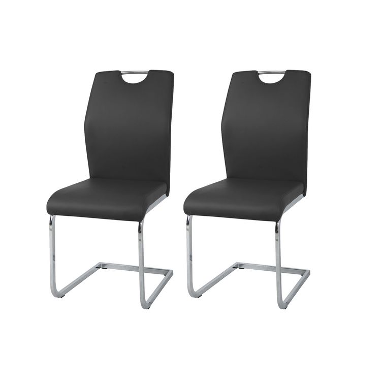 Produktbild: HTI-Living Schwingstuhl 2er-Set Nelly Schwarz Schwingstuhl 2er-Set Nelly Schwarz