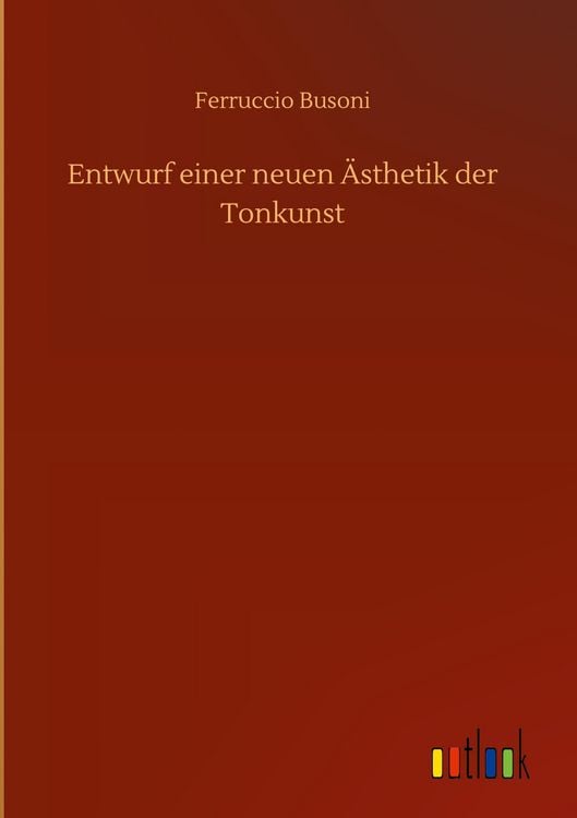 Produktbild: Entwurf einer neuen &Auml;sthetik der Tonkunst