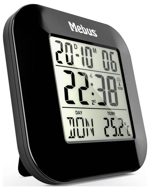 Produktbild: Mebus 51510 Funk Wecker Schwarz