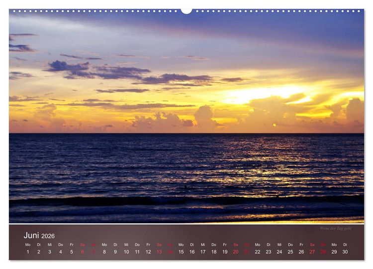 Produktbild: Farben am Meer (Wandkalender 2026 DIN A2 quer), CALVENDO Monatskalender