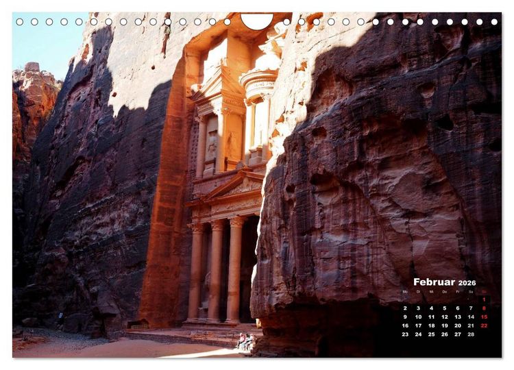 Produktbild: Petra - Felsenstadt in der W&uuml;ste (Wandkalender 2026 DIN A4 quer), CALVENDO Monatskalender