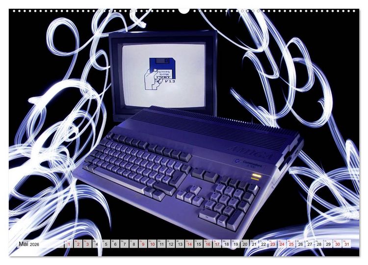 Produktbild: Computer der 80er (Wandkalender 2026 DIN A2 quer), CALVENDO Monatskalender