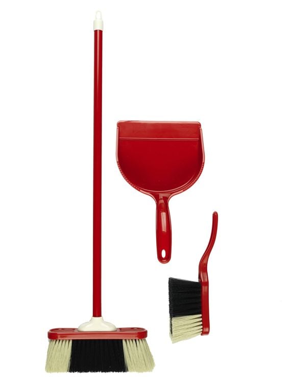 Theo Klein Spiel-Kehrset 3-teilig Kunststoff rot kaufen