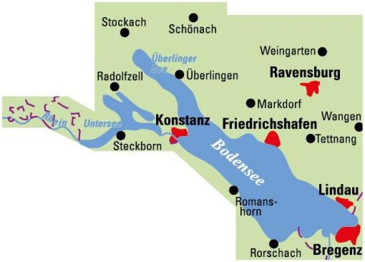 Produktbild: ADFC-Regionalkarte Bodensee, 1:50.000, reiß- und wetterfest, mit kostenlosem GPS-Download der Touren via BVA-website oder Karten-App