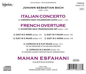 Produktbild: Italien.Concerto BWV 971/Franz.Ouvert&uuml;re BWV 831