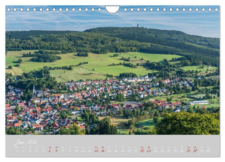 Produktbild: Th&uuml;ringer Wald Das Gr&uuml;ne Herz Deutschlands (Wandkalender 2026 DIN A4 quer), CALVENDO Monatskalender
