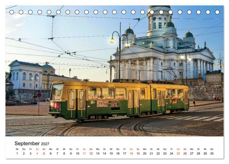 Produktbild: TRAM CLASSICS - Stra&szlig;enbahn Nostalgie (Tischkalender 2027 DIN A5 quer), CALVENDO Monatskalender