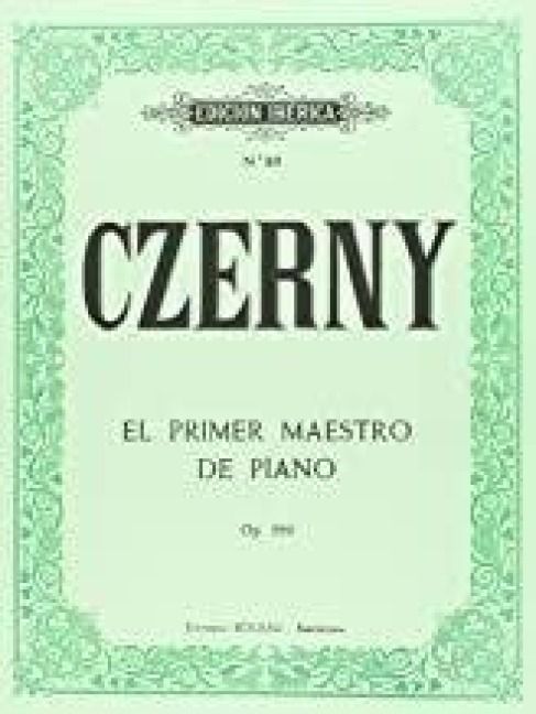 Produktbild: El primer maestro de piano op. 599