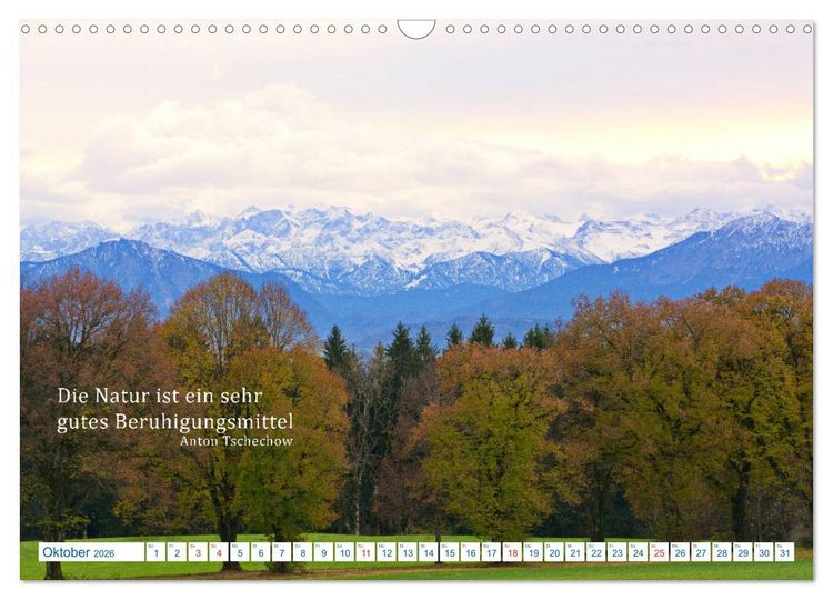 Produktbild: Kraftquelle Natur (Wandkalender 2026 DIN A3 quer), CALVENDO Monatskalender