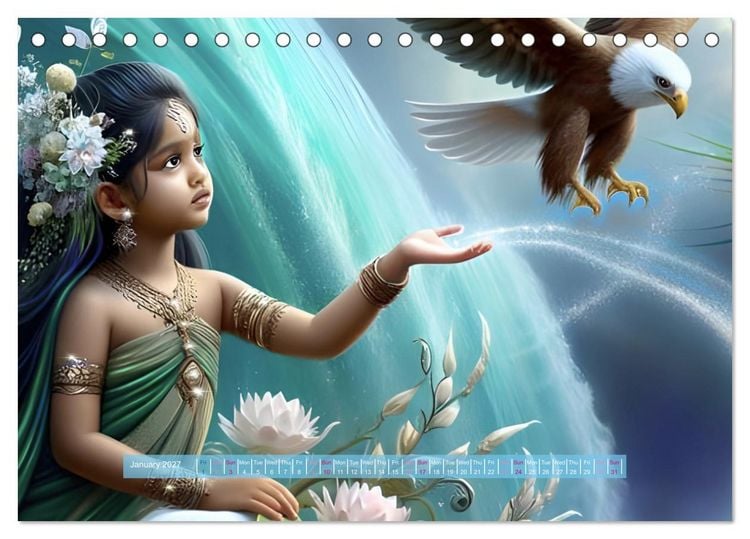 Produktbild: Spirit Animal Dreams (Desk Calendar 2027 DIN A5 landscape), CALVENDO 12 Month DeskCalendar