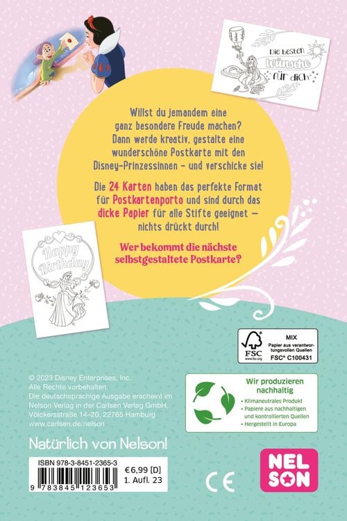 Produktbild: Disney Prinzessin: Traumhafte Postkarten