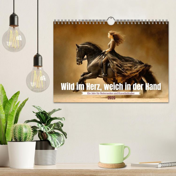 Produktbild: Wild im Herz, weich in der Hand (Wandkalender 2026 DIN A4 quer), CALVENDO Monatskalender