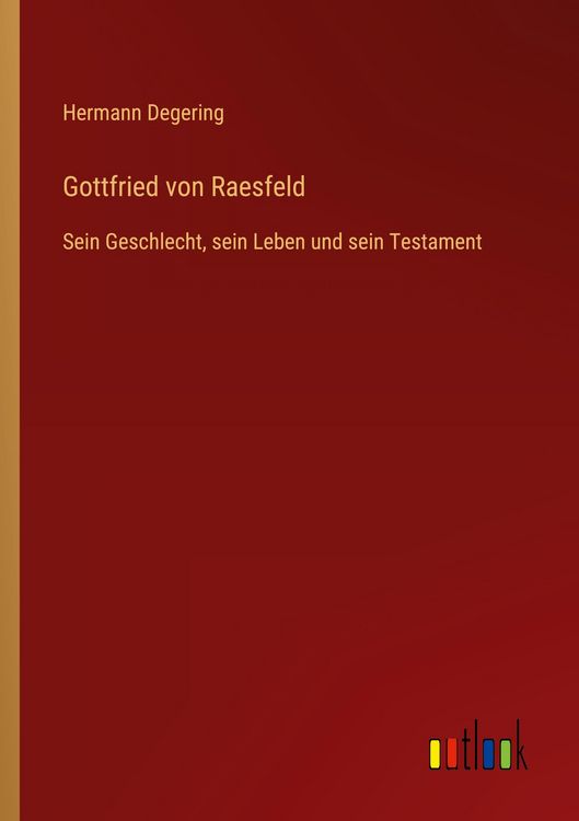 Produktbild: Gottfried von Raesfeld