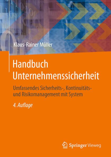 Produktbild: Handbuch Unternehmenssicherheit