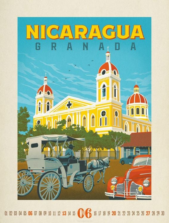 Produktbild: Travel Time Plakate-Kalender 2027