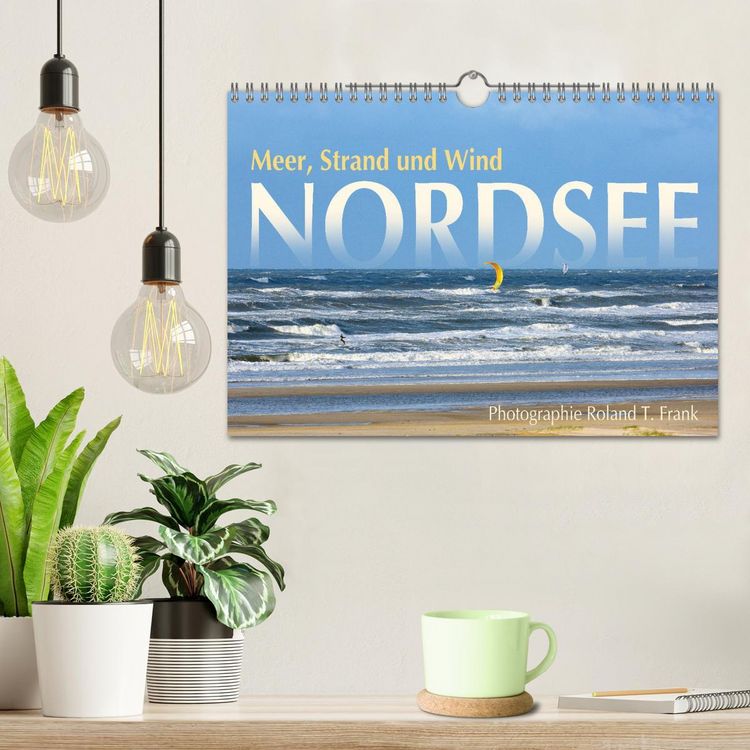 Produktbild: Nordsee, Meer, Strand und Wind (Wandkalender 2026 DIN A4 quer), CALVENDO Monatskalender