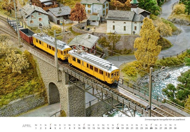 Produktbild: Traumanlagen von Modellbahnprofis Kalender 2027