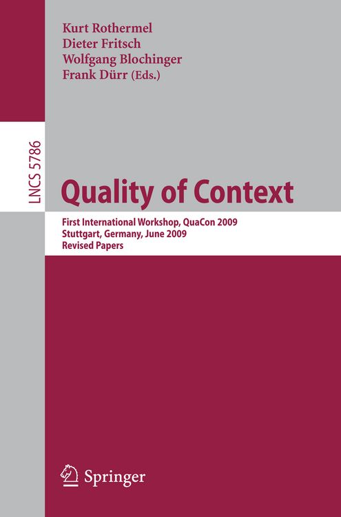 Produktbild: Quality of Context