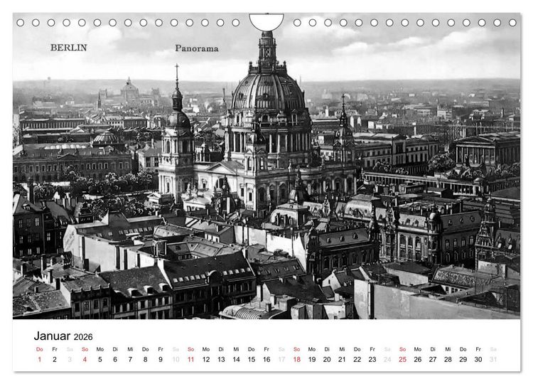 Produktbild: Gr&uuml;&szlig;e aus dem alten Berlin (Wandkalender 2026 DIN A4 quer), CALVENDO Monatskalender