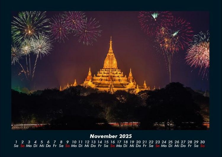 Produktbild: Tempel 2025 Fotokalender DIN A4