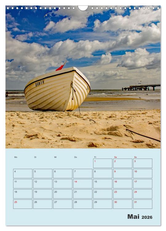 Produktbild: Kaiserb&auml;der auf Usedom (Wandkalender 2026 DIN A3 hoch), CALVENDO Monatskalender
