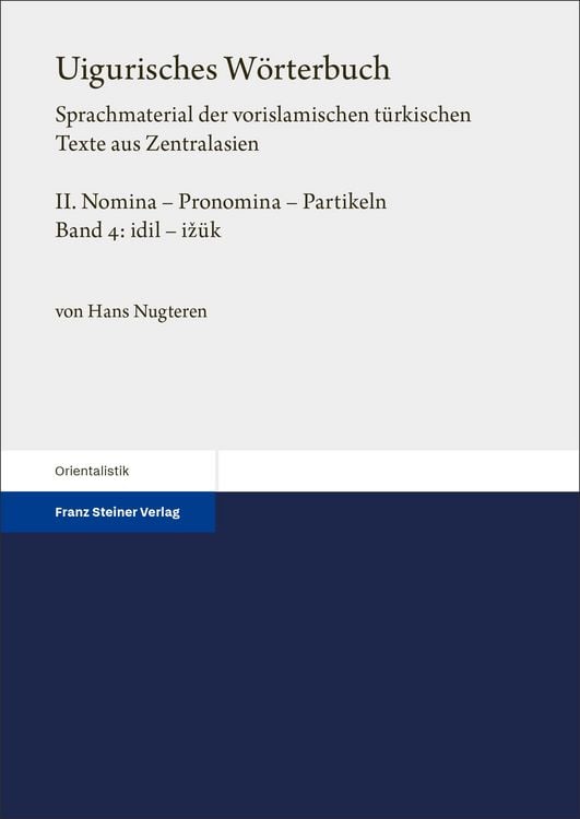 Produktbild: Uigurisches W&ouml;rterbuch. Sprachmaterial der vorislamischen t&uuml;rkischen Texte aus Zentralasien