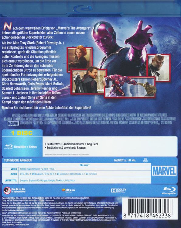 Produktbild: Marvel's The Avengers - Age of Ultron