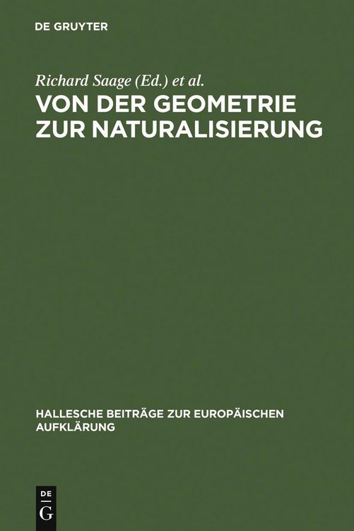 Produktbild: Von der Geometrie zur Naturalisierung