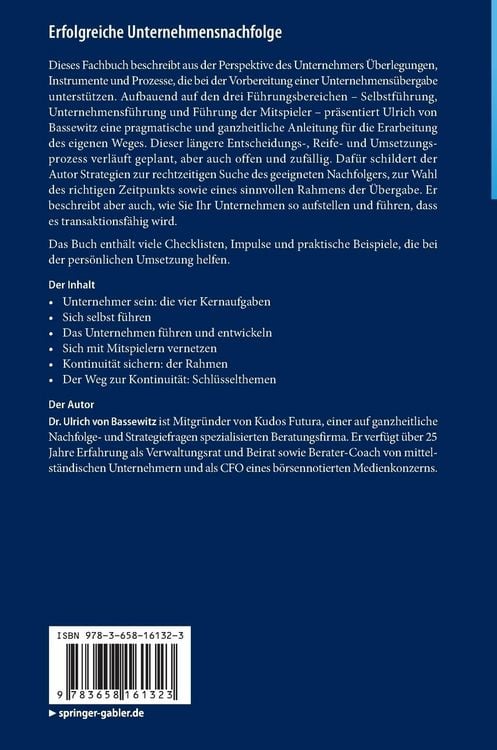 Produktbild: Erfolgreiche Unternehmensnachfolge