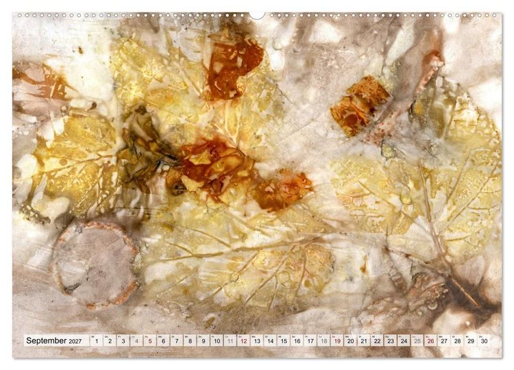 Produktbild: Botanical Printing - Magische Pflanzendrucke (hochwertiger Premium Wandkalender 2027 DIN A2 quer), Kunstdruck in Hochglanz