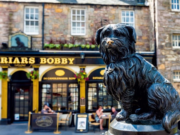 Produktbild: CALVENDO Puzzle Edinburgh: Greyfriars Bobby | 1000 Teile Lege-Gr&ouml;&szlig;e 64x48cm Foto-Puzzle f&uuml;r gl&uuml;ckliche Stunden