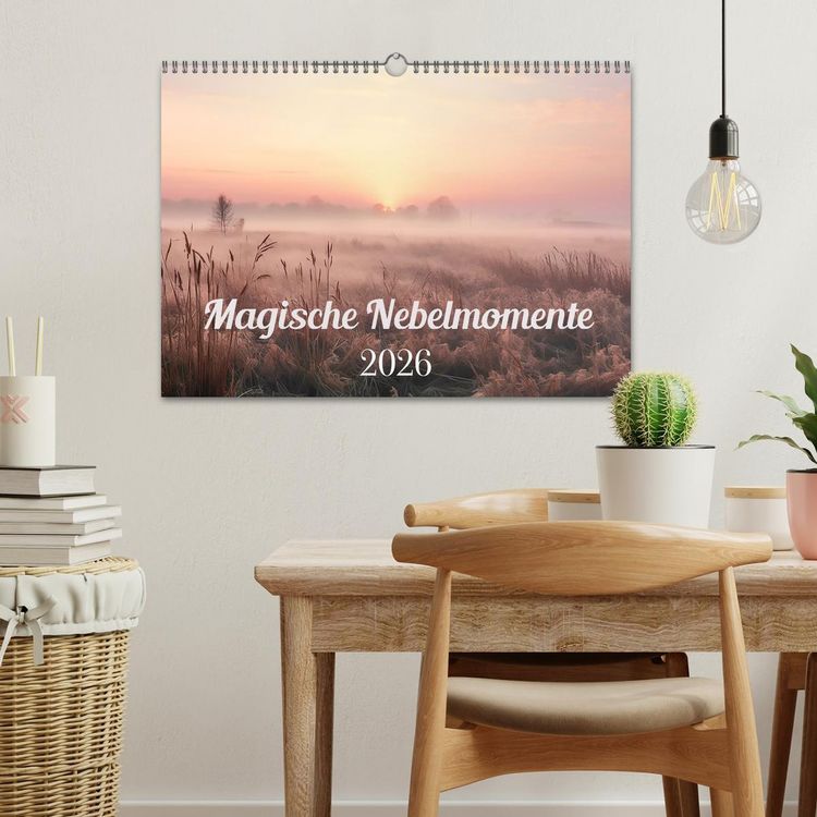 Produktbild: Magische Nebelmomente (Wandkalender 2026 DIN A3 quer), CALVENDO Monatskalender