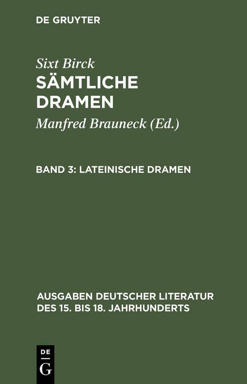 Produktbild: Lateinische Dramen