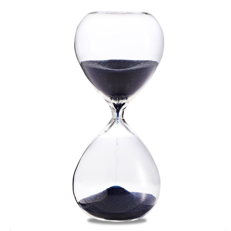 Produktbild: Sanduhr 'Time Out' 30 Minuten, dunkelblau