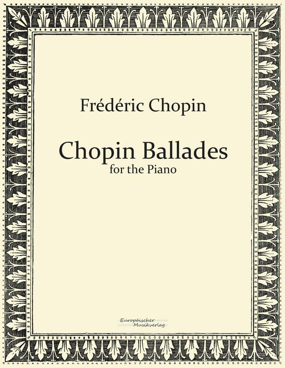Produktbild: Chopin Ballades