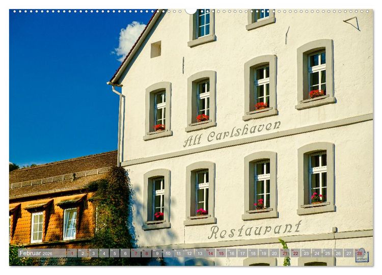 Produktbild: Ein Blick auf Bad Karlshafen (hochwertiger Premium Wandkalender 2026 DIN A2 quer), Kunstdruck in Hochglanz