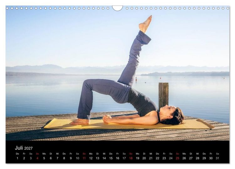 Produktbild: Yoga (Wandkalender 2027 DIN A3 quer), CALVENDO Monatskalender