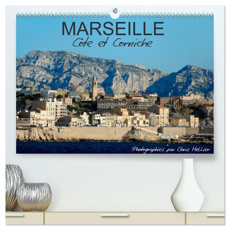 Produktbild: Marseille C&ocirc;te et Corniche (Calendrier mural 2026 DIN A2 vertical) calendrier de bureau