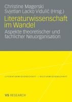 Produktbild: Literaturwissenschaft im Wandel