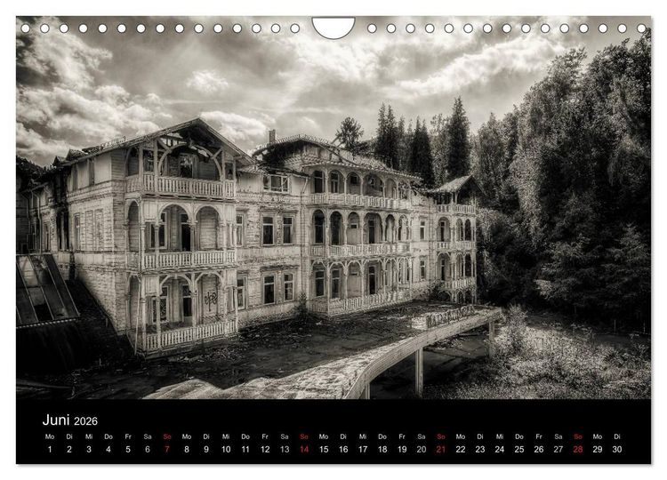 Produktbild: Lost Places Geisterh&auml;user (Wandkalender 2026 DIN A4 quer), CALVENDO Monatskalender