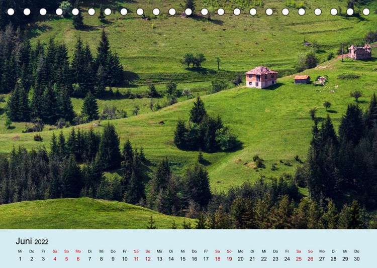 Produktbild: Unbekanntes Bulgarien (Tischkalender 2022 DIN A5 quer)