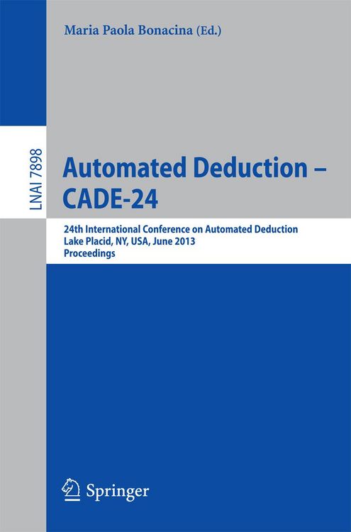Produktbild: Automated Deduction -- CADE-24