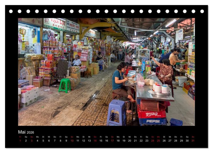 Produktbild: Unterwegs in Vietnam (Tischkalender 2026 DIN A5 quer), CALVENDO Monatskalender