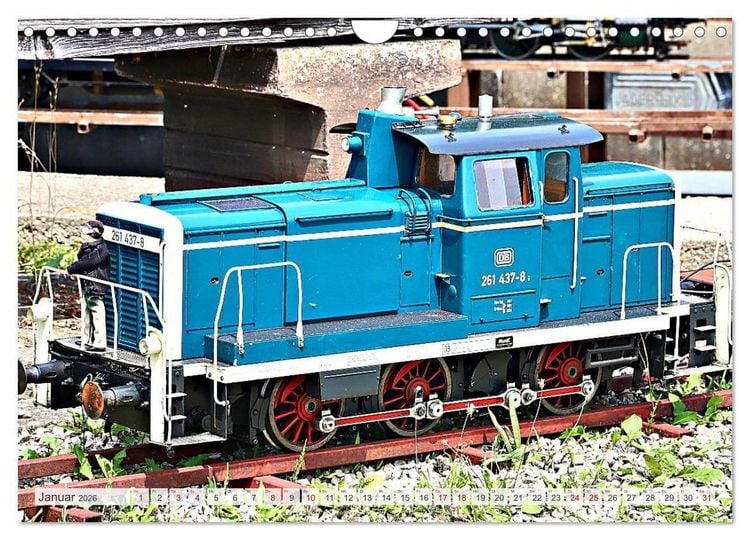 Produktbild: Modell-Lokomotiven beim Dampfmodellbau - Treffen in Bisingen (Wandkalender 2026 DIN A4 quer), CALVENDO Monatskalender