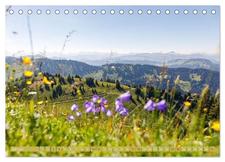 Produktbild: Facetten des Allg&auml;us. Landschaften und Orte zum Verlieben (Tischkalender 2027 DIN A5 quer), CALVENDO Monatskalender
